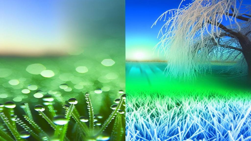 Jak powstaje szadź i rosa?