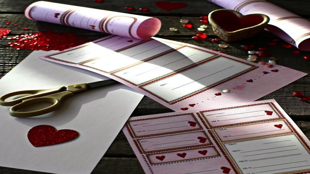 Jak stworzyć walentynkowe kupony do druku dla partnera?